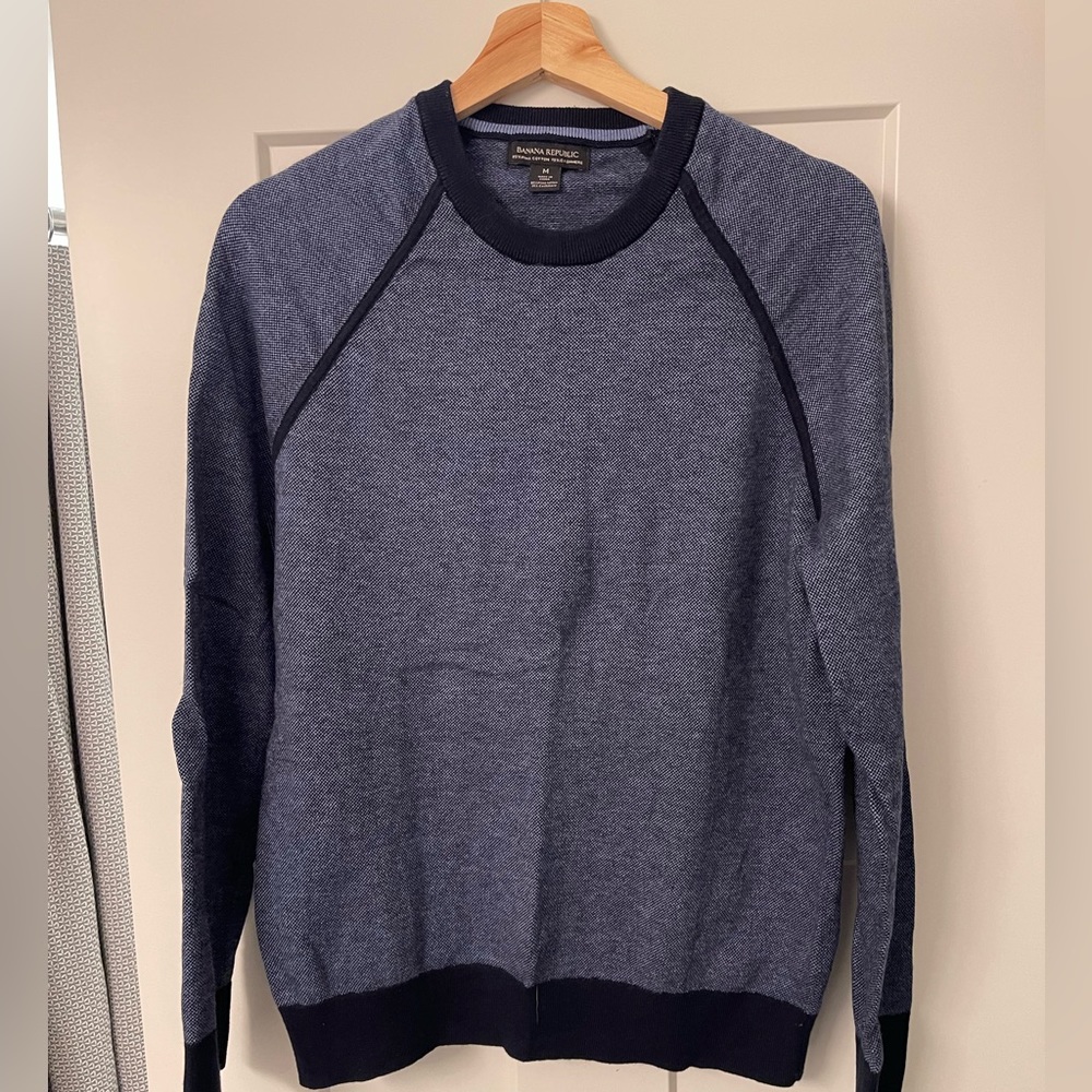 Men’s Banana Republic Blue Crewneck Sweater